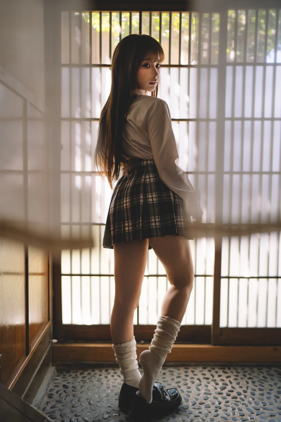 蠢沫沫 – JK [32P-371MB] tg@simisebaisi 【丝足阁】005.webp